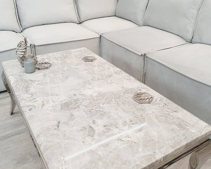 Louis Chrome Coffee Table