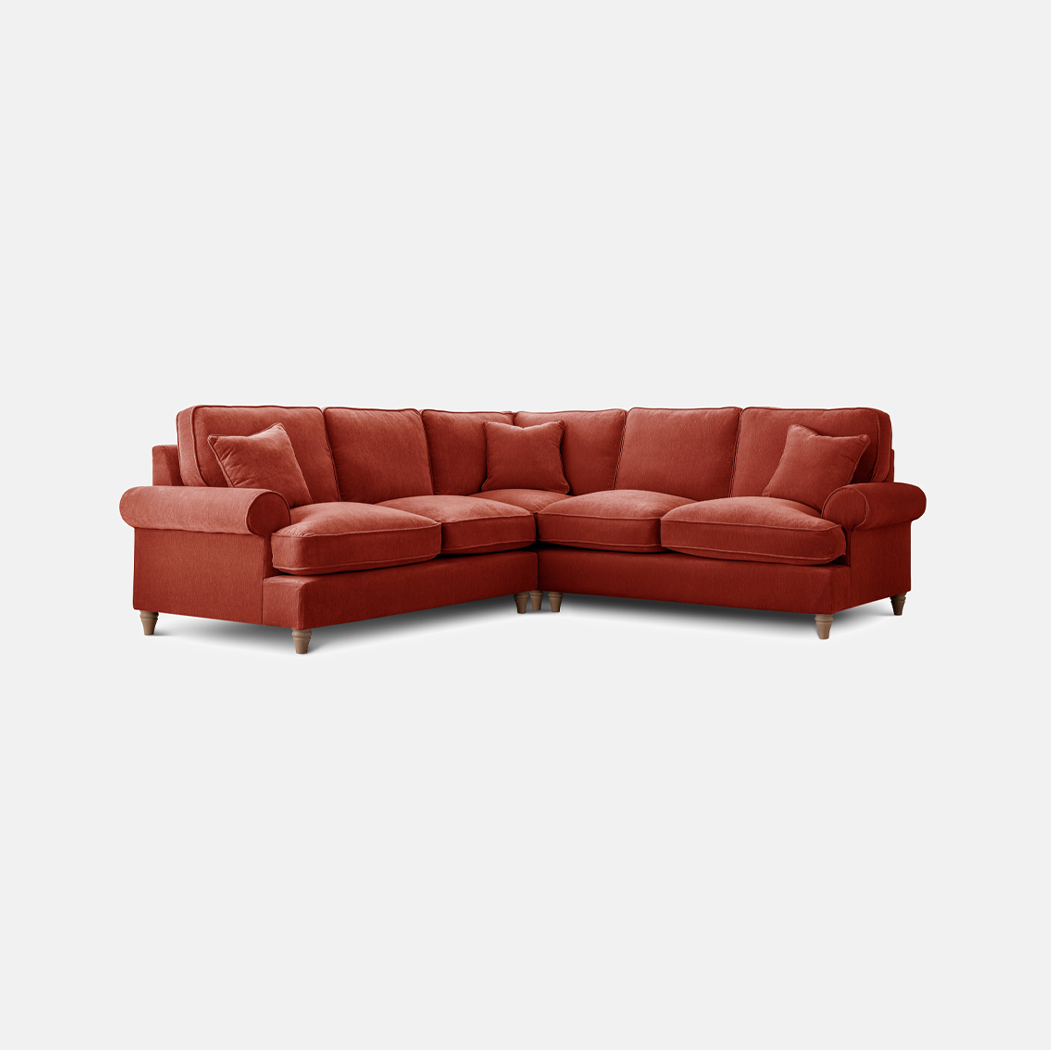 Model 02 4-Seater Sofa – Spacious L-Shaped Sectional with Six Color Variations