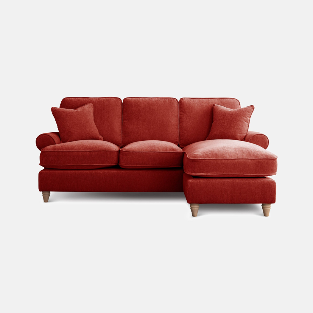 Model 02 3-Seater Sofa with Chaise – Elegant & Spacious Sectional Sofa with Six Color Variations