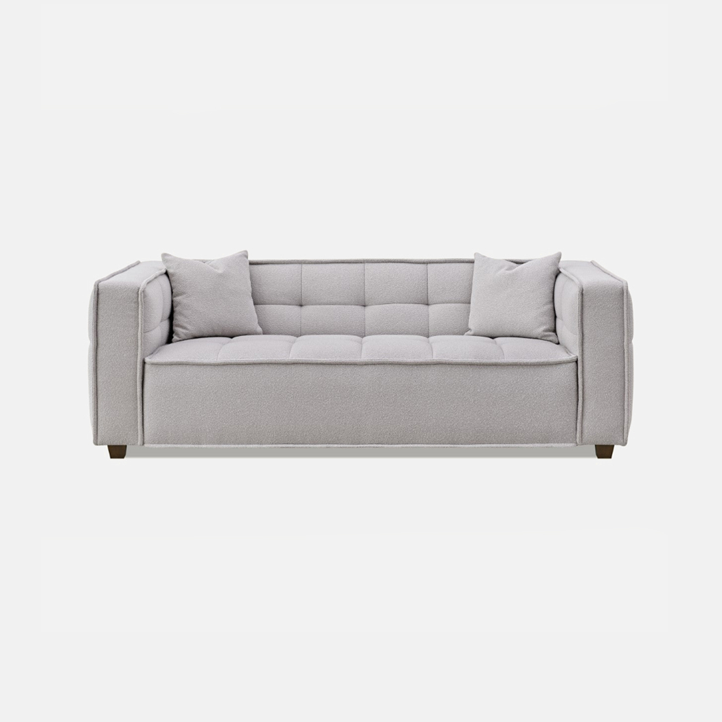 Aluxo Murray 3 Seater in Putty Boucle Fabric
