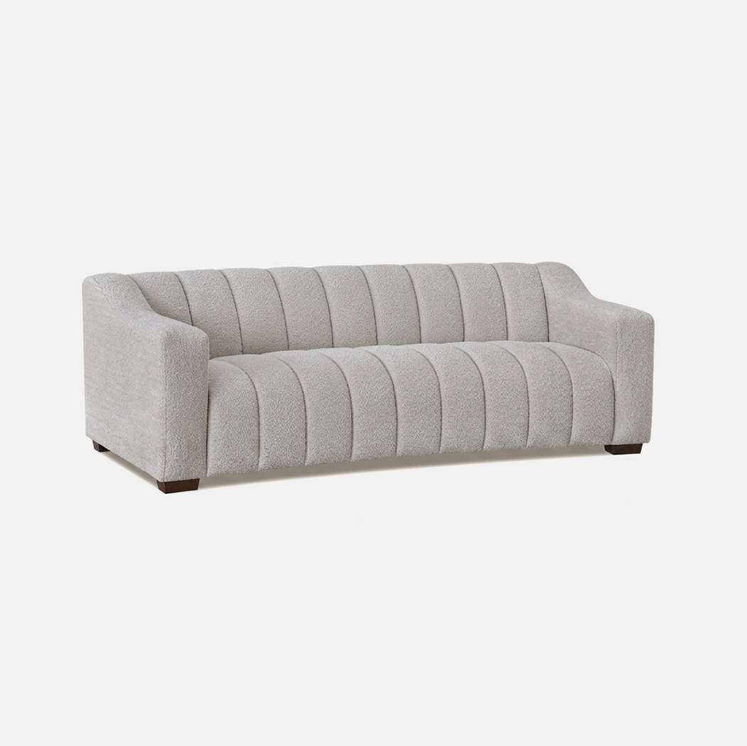 Aluxo Astoria 3 Seater Sofa in Boucle Fabric