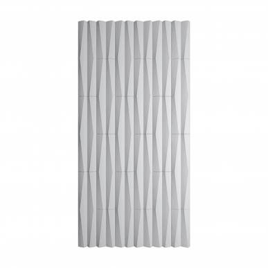 Decorative Ripple Geometric PU Panel in Alabaster - Pack of 2 DECORATIVE WALL PANEL | RIPPLE GEOMETRIC PATTERN | PU PANEL | 5 FINISHES | 4 COLOURS