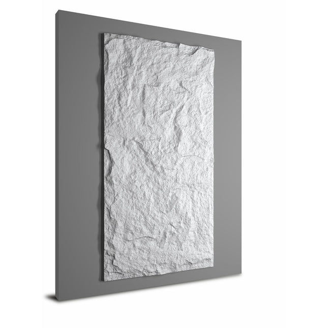 Decorative Stone Effect 3 PU Panel in Alabaster - Pack of 2 DECORATIVE WALL PANEL | STONE EFFECT | PU PANEL | 5 FINISHES | 4 COLOURS