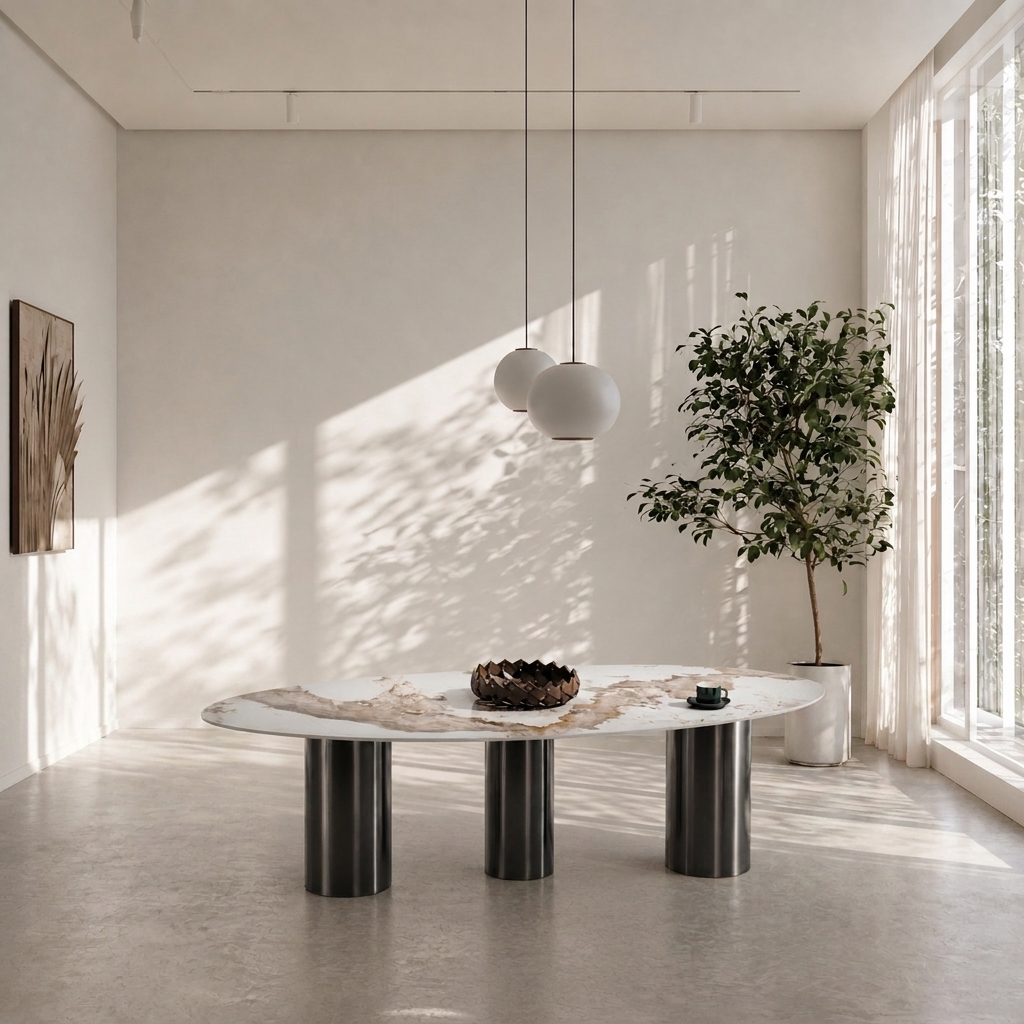 Dining tables Oval Pandora black