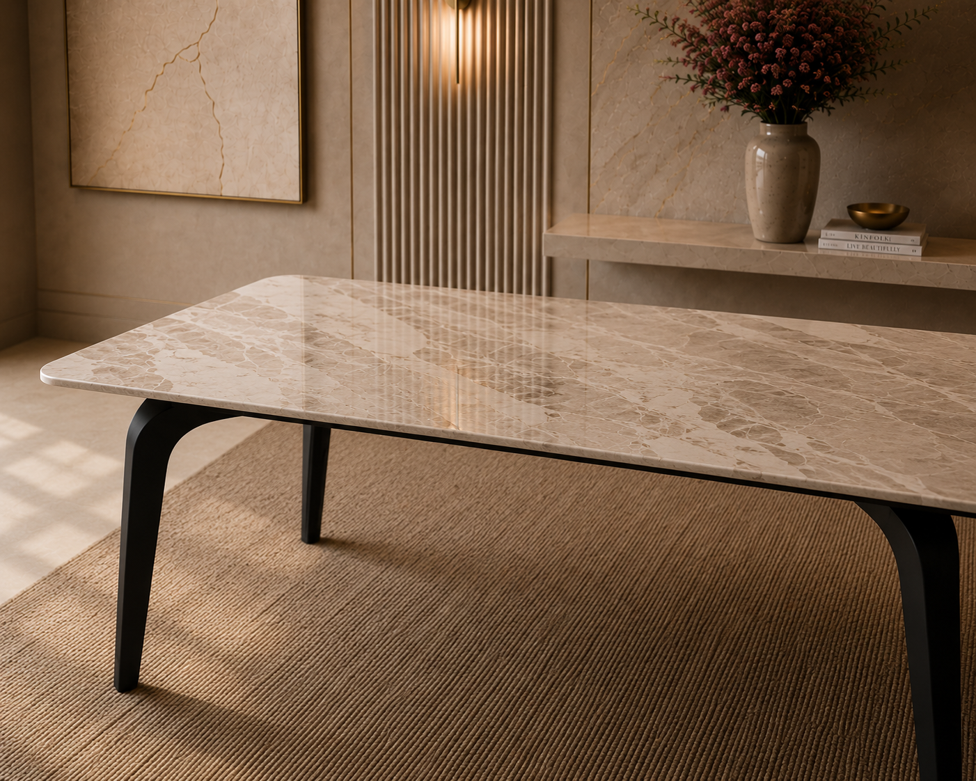2 Marble Dining table