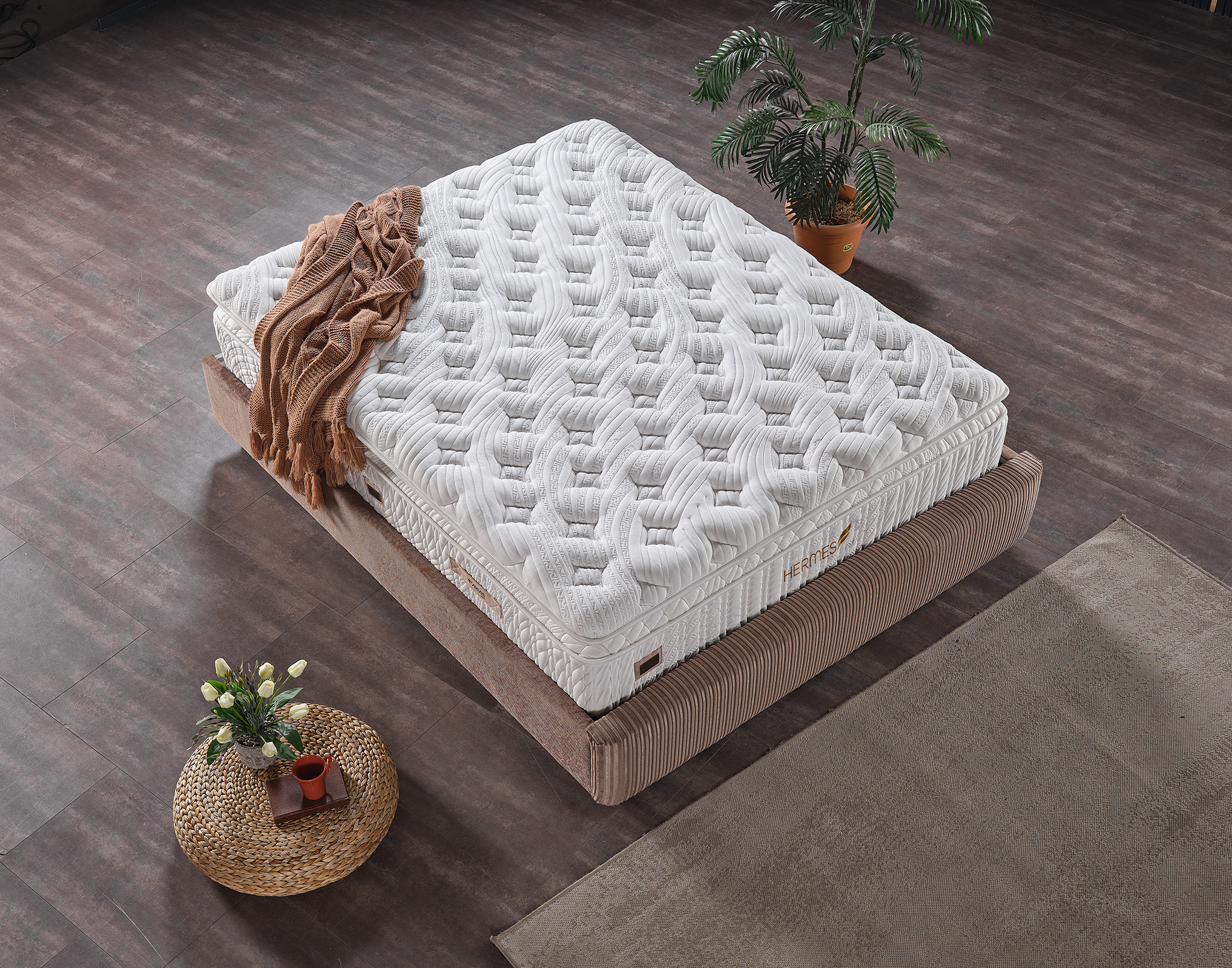 Hermes Luxury Pillow Top Mattress – Premium Pocket Spring Orthopedic Mattress