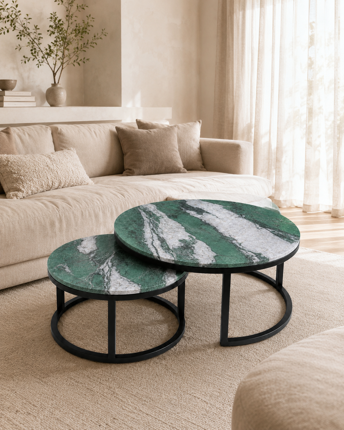 Coffee table set 01 Green