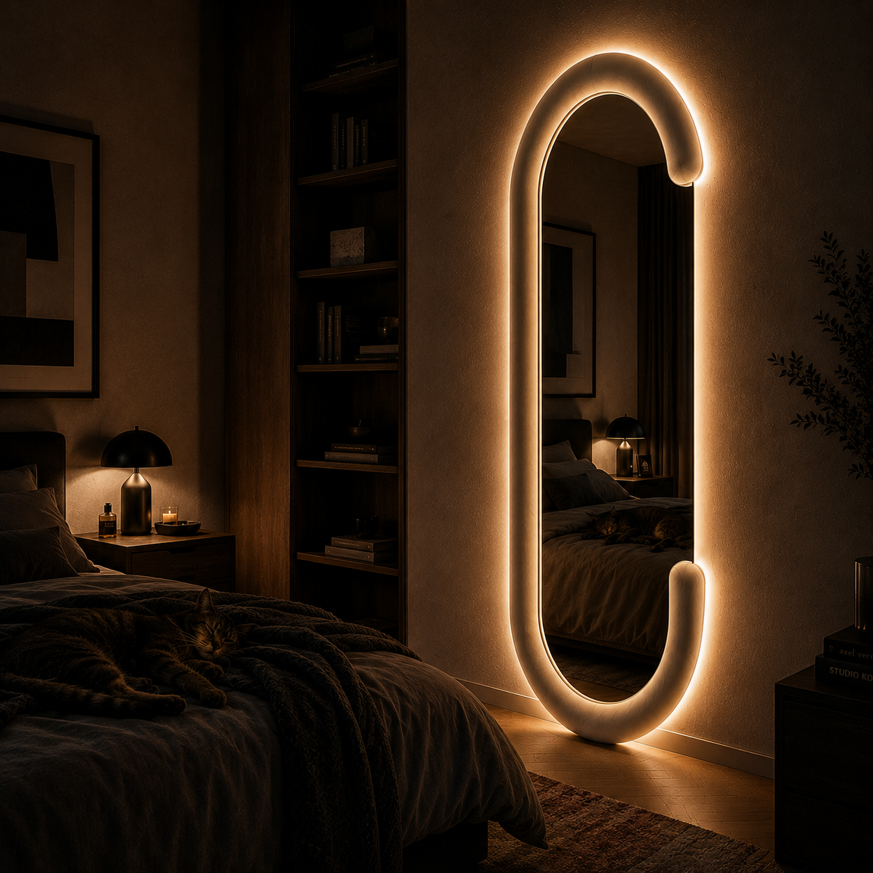 LED Diori Salon Boucle Mirror