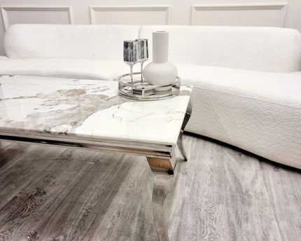 Louis Chrome Coffee Table