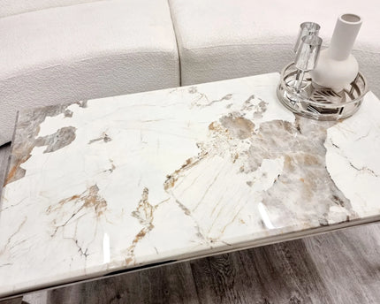 Louis Chrome Coffee Table