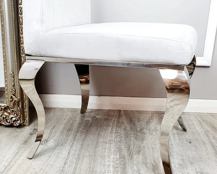 Nicole Dining Chair ALL COLOURS with Plain Back, Line & Cross Stitch