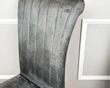 Nicole Dining Chair ALL COLOURS with Plain Back, Line & Cross Stitch