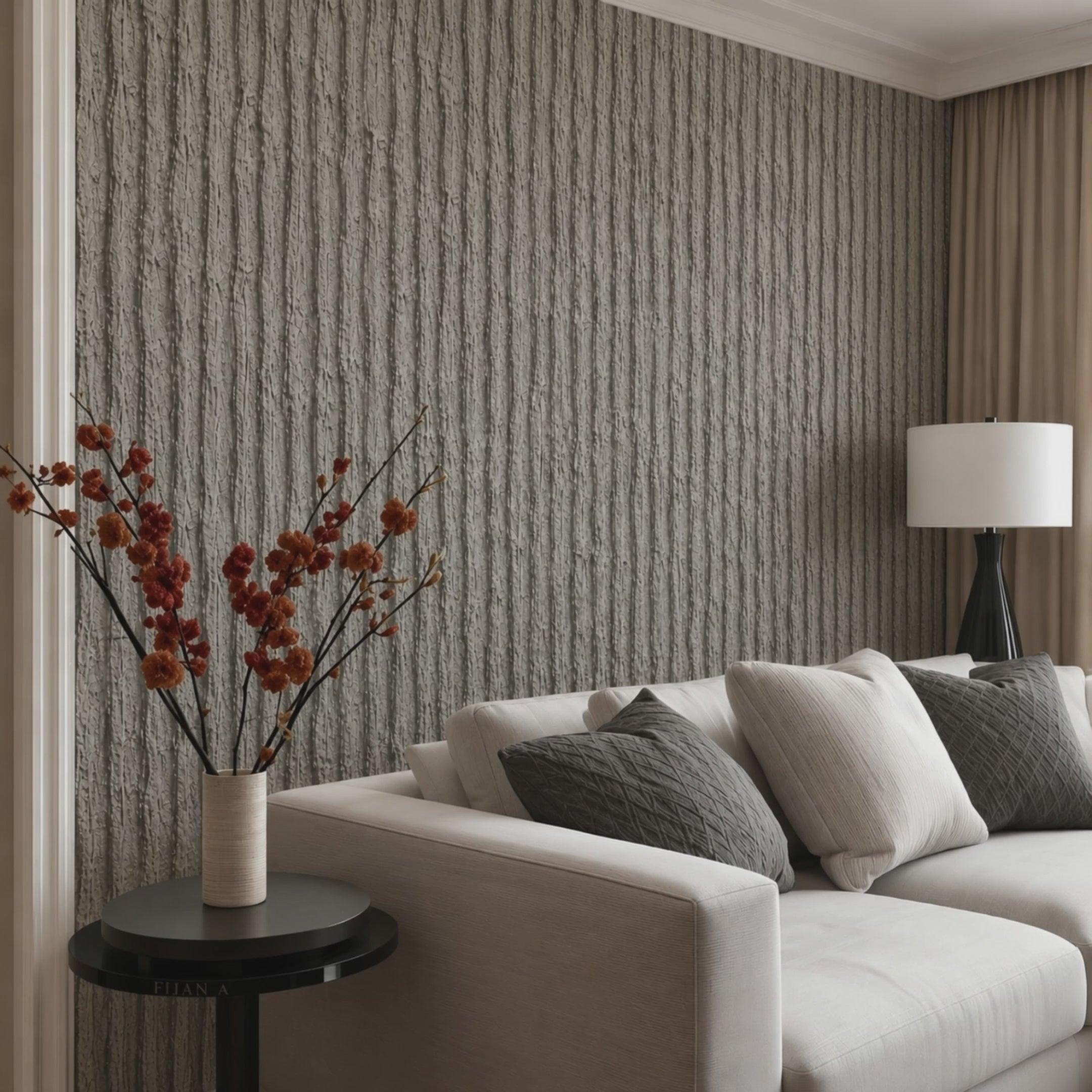 Load video: Primer Flexible Fluted Wall Panel