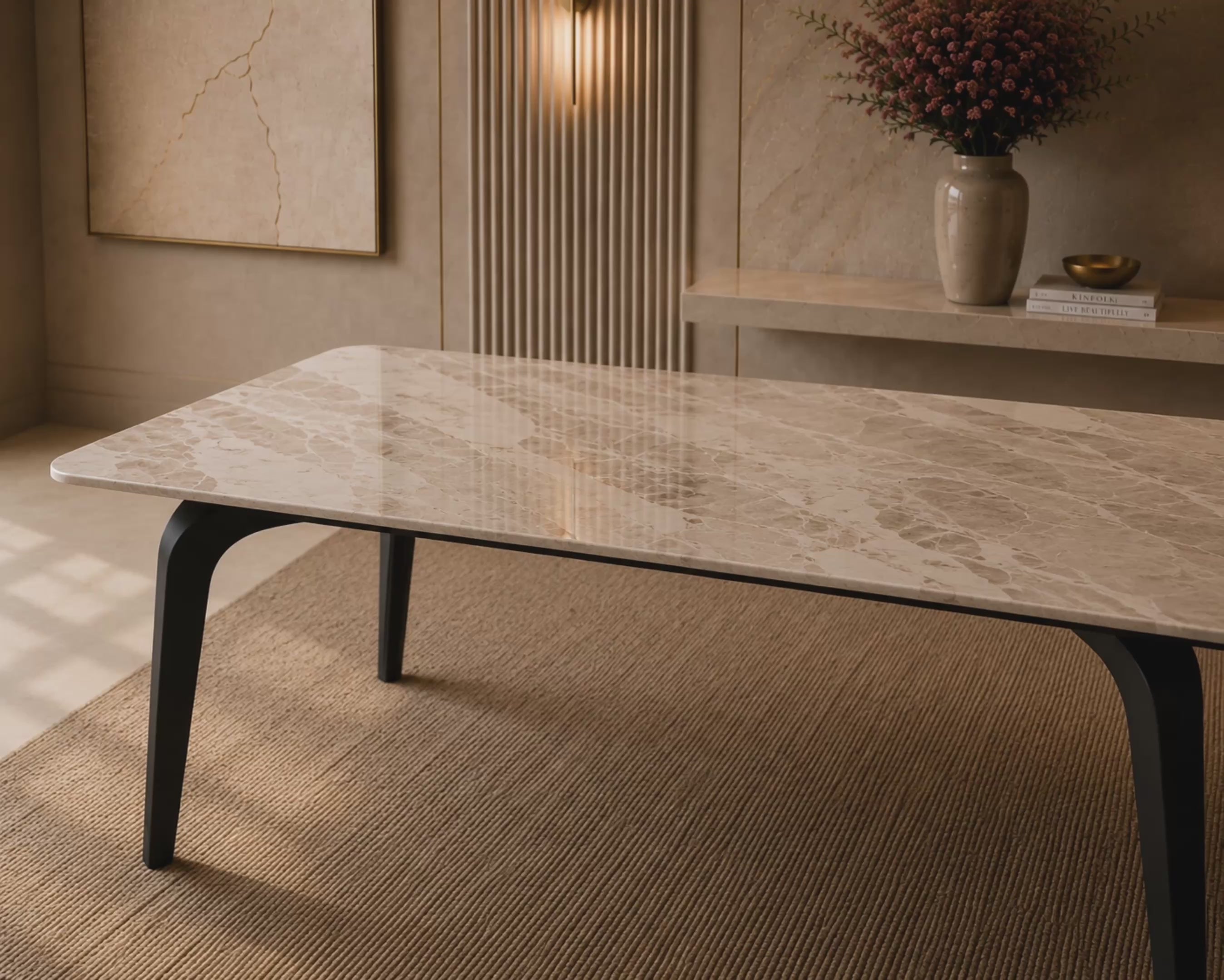 Load video: 2 Marble Dining table