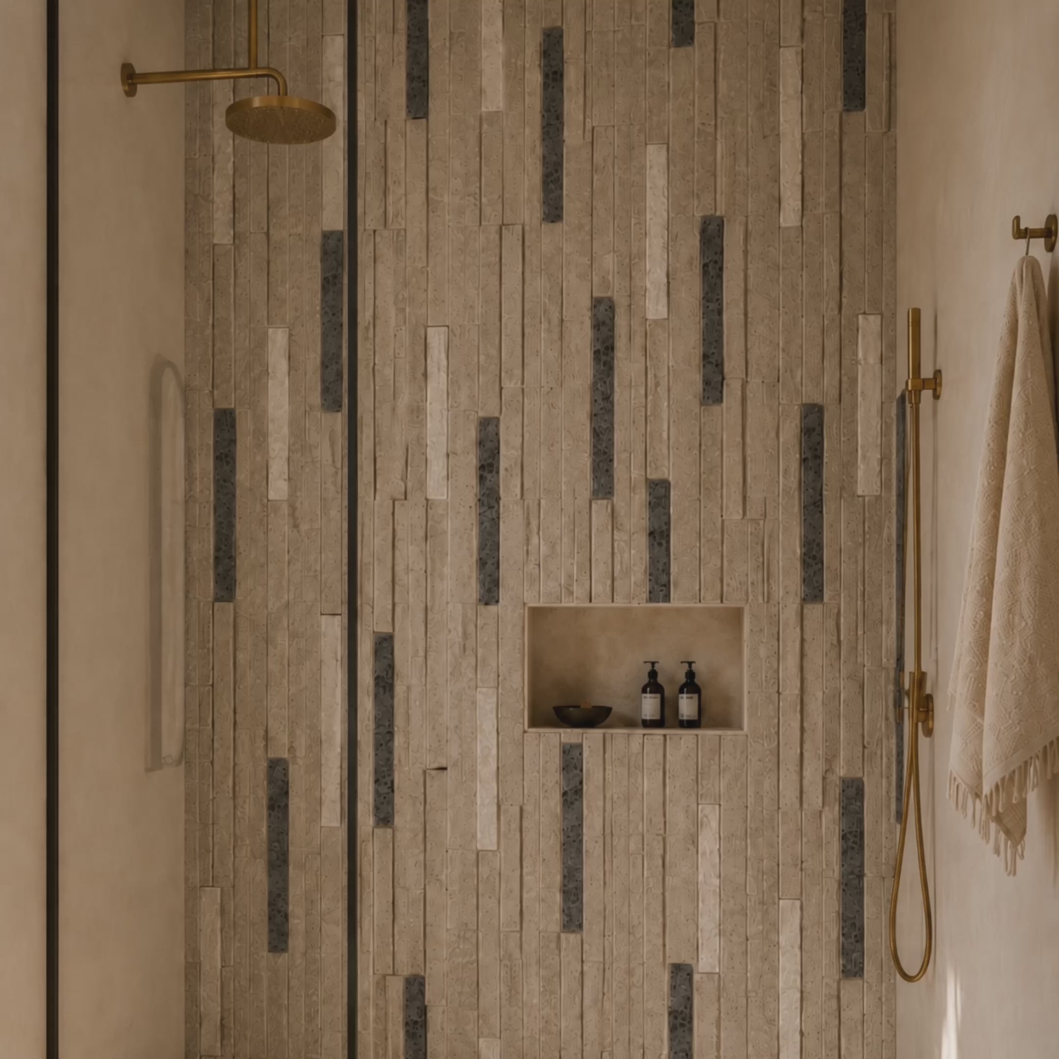Load video: Wall panel brick wall tile PU 120cm x 60cm