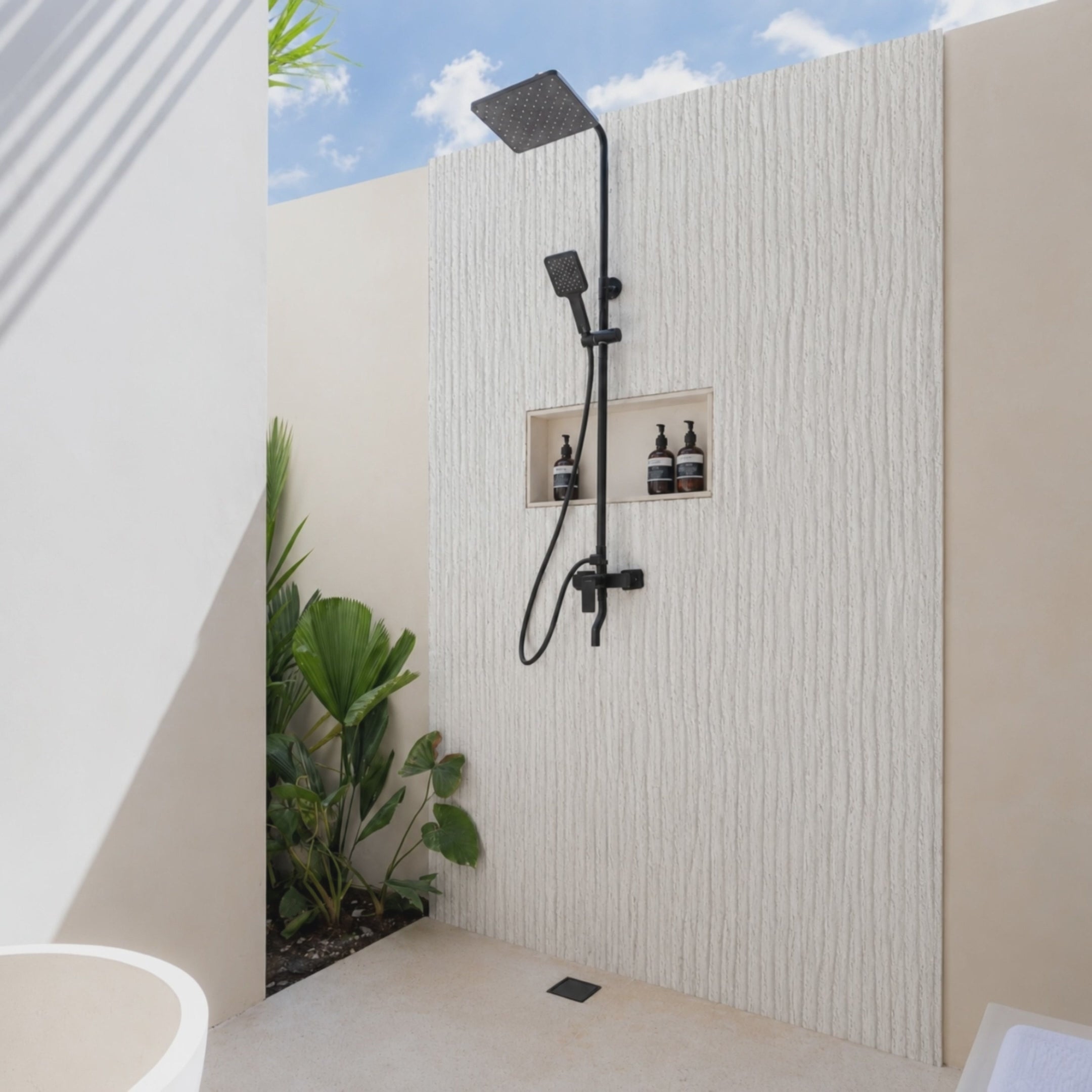 Load video: Primer Flexible Fluted Wall Panel