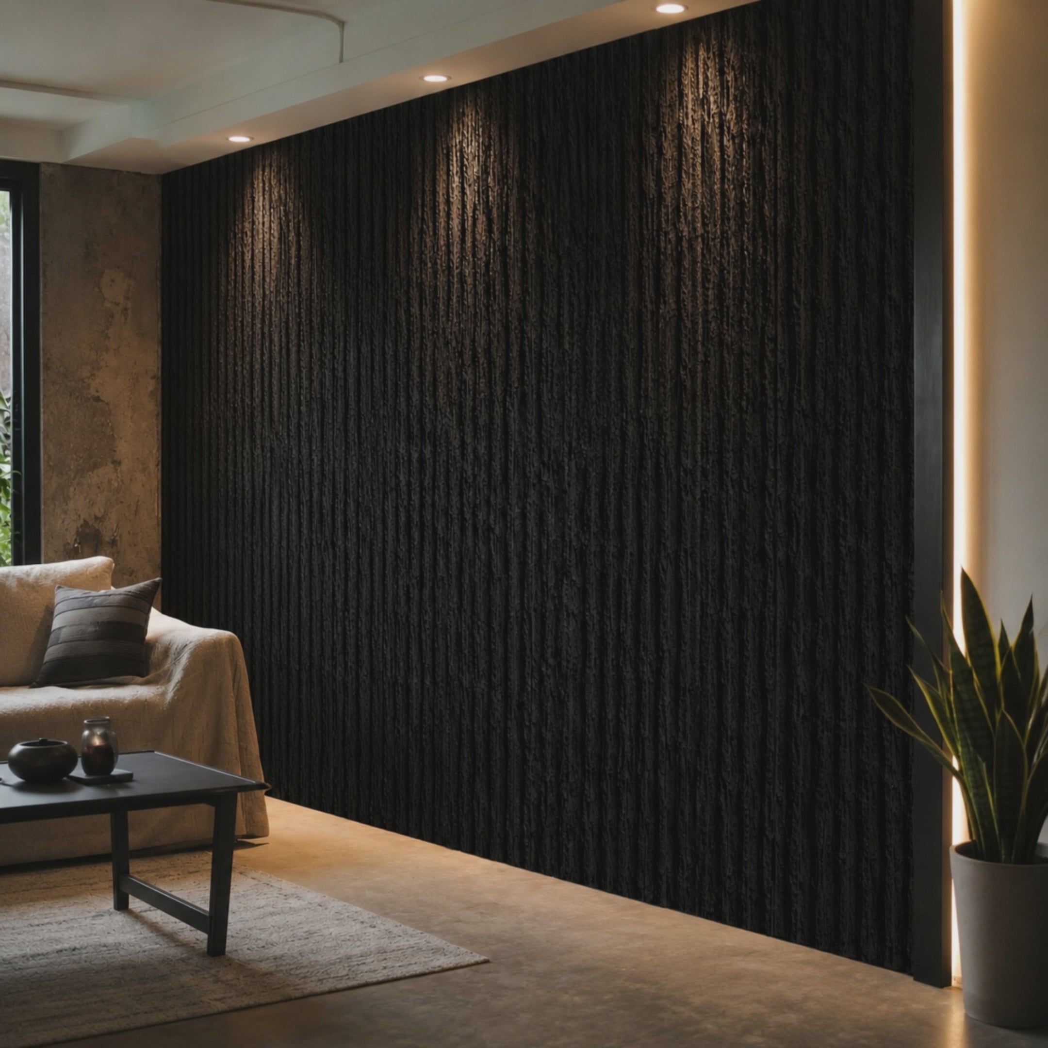 Load video: Primer Flexible Fluted Wall Panel