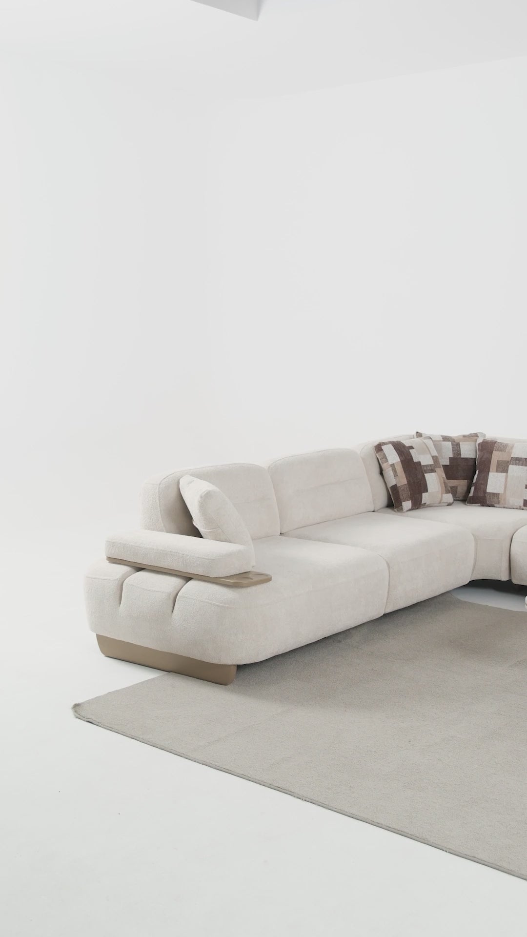 Load video: Diva L Corner Sofa