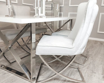 Sandhurst Dining Chair ALL COLOURS with buttoned back