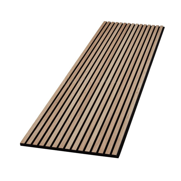 Walnut Decorative Acoustic Slat Wall Panel - 2400mm x 600mm